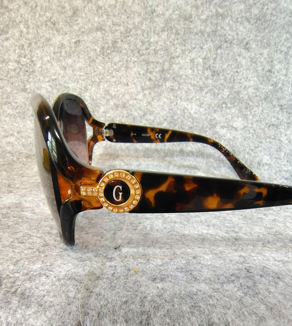 Guess Brown Havana Sunglasses GFO366-6052F "G" Logo